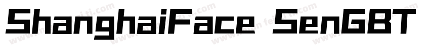ShanghaiFace SenGBT Flash字体转换